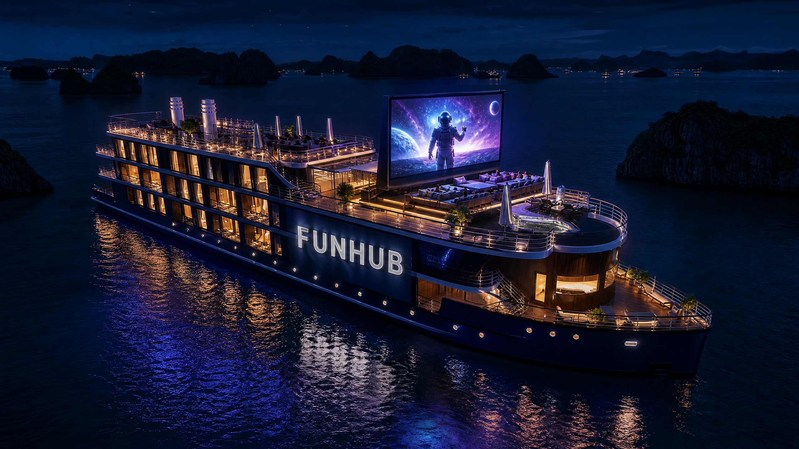 Funhub Tender 18 Luxury RIB — Superyacht Tender with Carbon Tubes