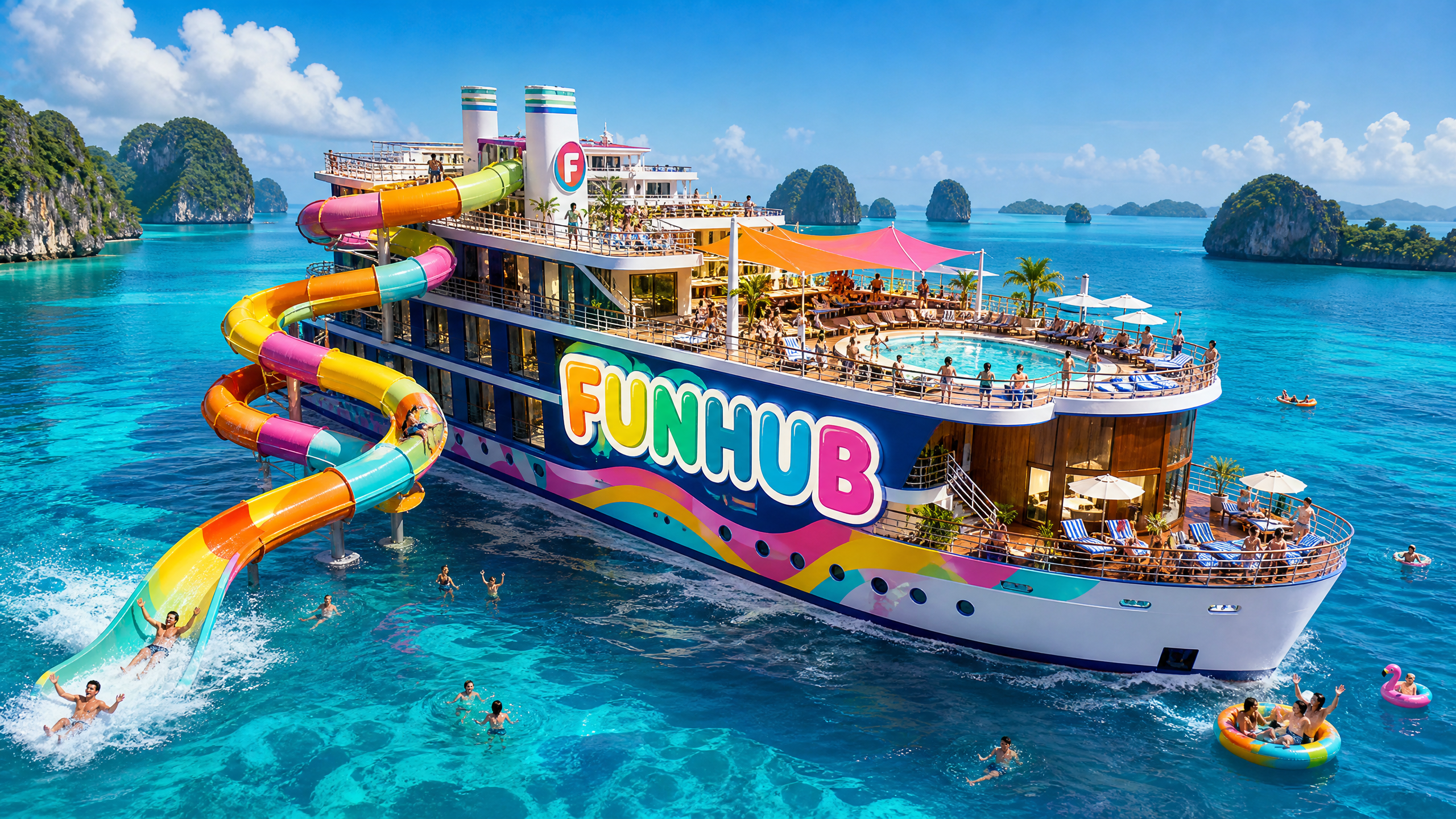 Funhub Coastal 30 Pocket Cruiser — Trailer-Sailer with Lifting Keel