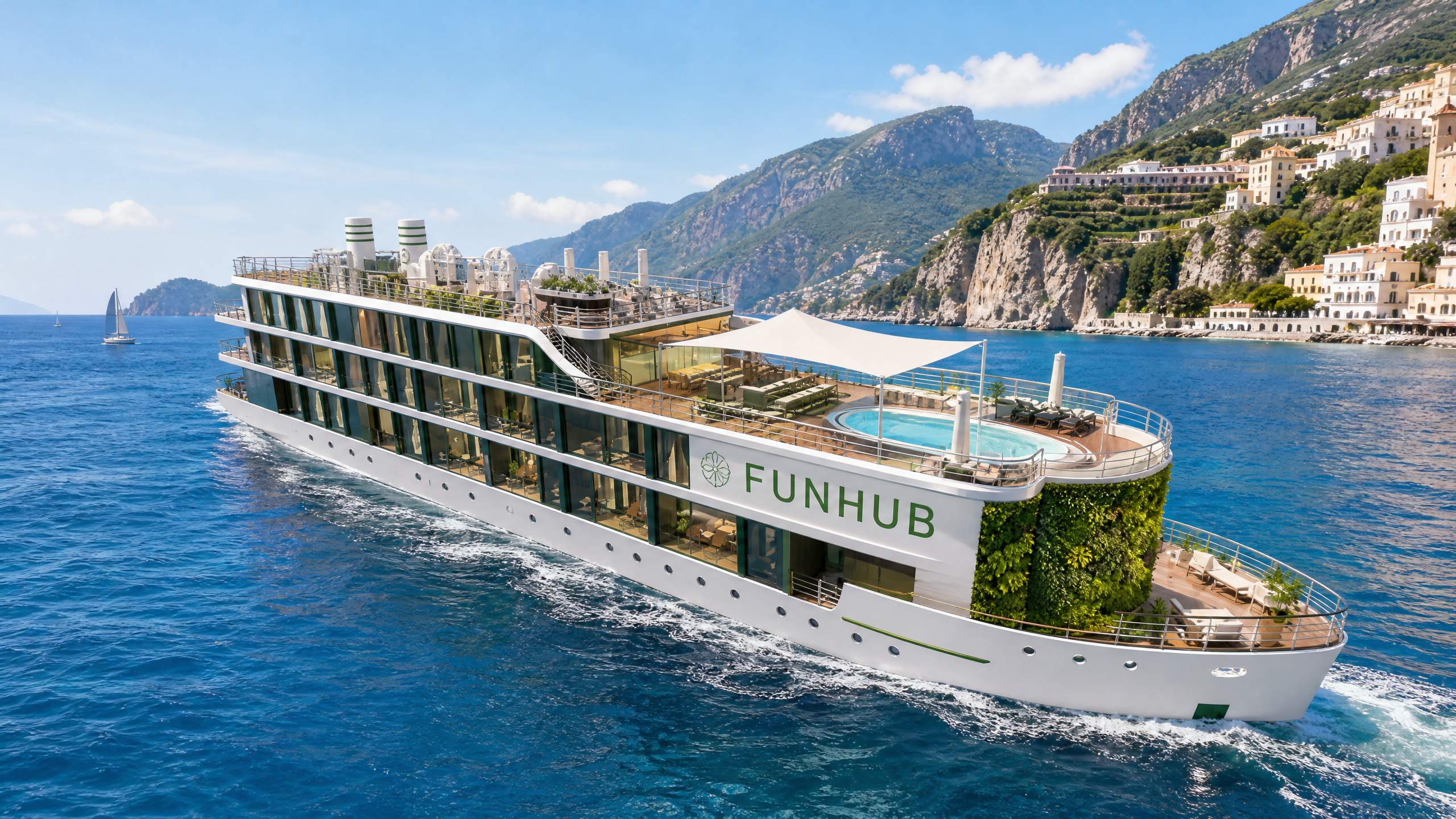 Funhub Lagoon 35 Sailing Trimaran — High-Speed Coastal Racer with Rotating Mast