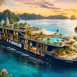 Funhub Escape 40 Motor Sailer — Diesel-Sail Hybrid Cruiser for Self-Sufficient Voyaging